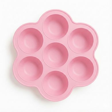Bocioland, silikonowa forma do przechowywania, zamrażania mleka i posiłków dla niemowląt, różowa
