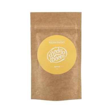 Body Boom, Coffee Scrub, peeling kawowy, banan, 30 g
