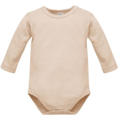 Body chłopięce z długim rękawem, beżowe, Pinokio