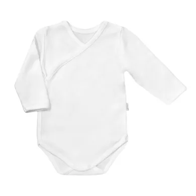 Body chłopięce z długim rękawem, białe, Nicol