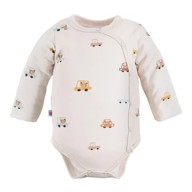 Body chłopięce z długim rękawem, ecru, Eevi