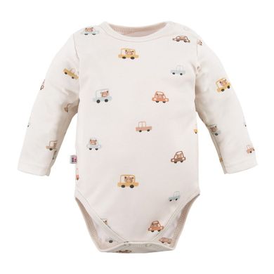 Body chłopięce z długim rękawem, ecru, Eevi