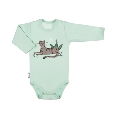 Body chłopięce z długim rękawem, zielone, Eevi