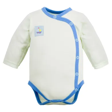 Body chłopięce z długim rękawem, zielone, Eevi