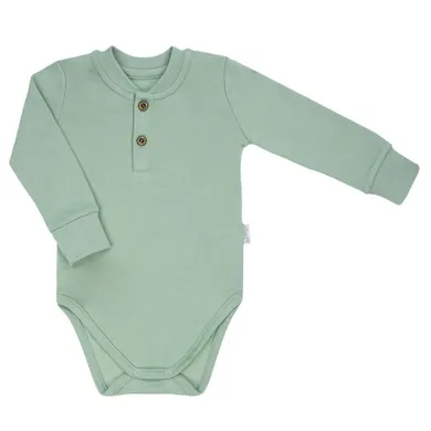 Body chłopięce z długim rękawem, zielone, Nicol