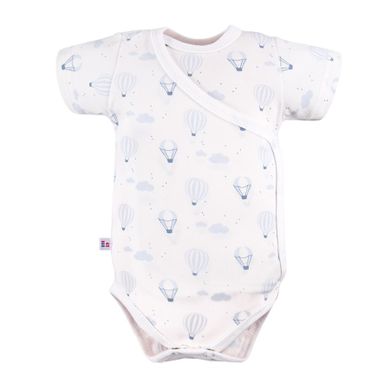 Body chłopięce z krótkim rękawem, białe, Eevi