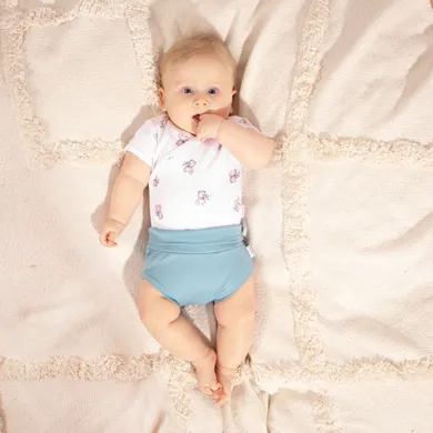 Body chłopięce z krótkim rękawem, białe, Nicol