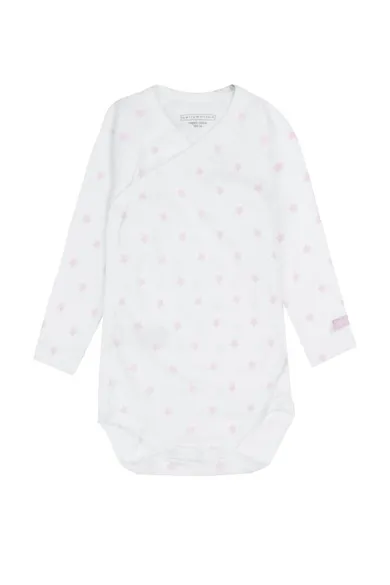 Body dziewczęce z długim rękawem, białe, Bellybutton