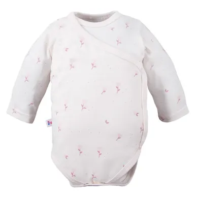 Body dziewczęce z długim rękawem, ecru, Eevi