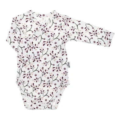 Body dziewczęce z długim rękawem, ecru, Nicol