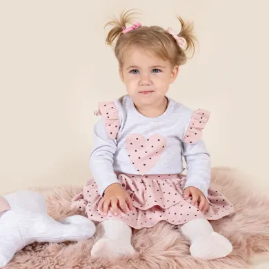 Body dziewczęce z długim rękawem, mix, Nicol