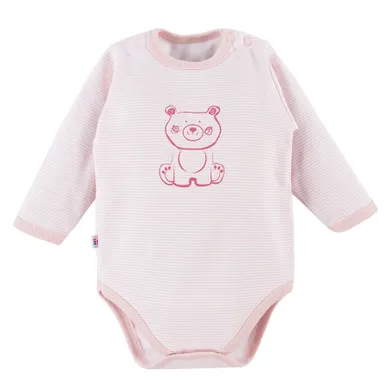 Body dziewczęce z długim rękawem, różowe, Big Bear, Eevi