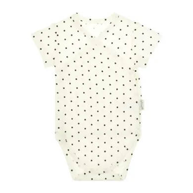 Body dziewczęce z krótkim rękawem, ecru, Nicol