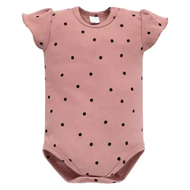 Body dziewczęce z krótkim rękawem, różowe, Pinokio