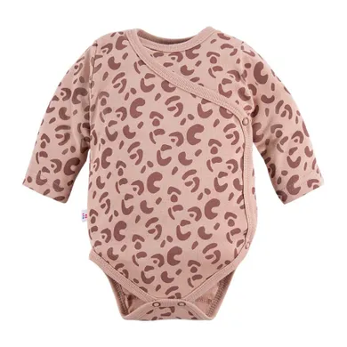 Body niemowlęce z długim rękawem, beżowe, Eevi