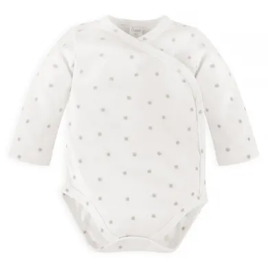 Body niemowlęce z długim rękawem, ecru, Pinokio