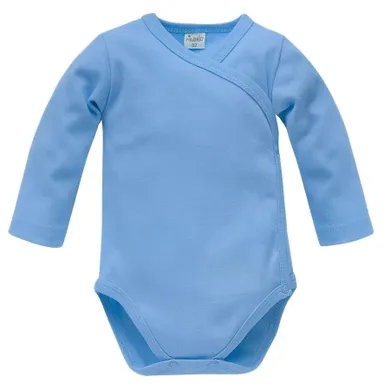 Body niemowlęce z długim rękawem, niebieskie, Pinokio