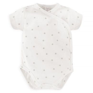Body niemowlęce z krótkim rękawem, ecru, Pinokio