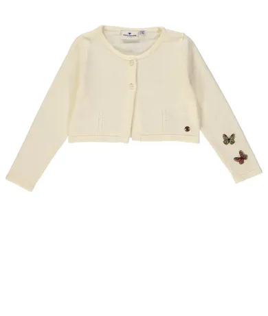 Bolerko dziewczęce, ecru, Tom Tailor