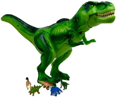 Boley, Dinozaur T-Rex i 5 małych dinozaurów, zestaw figurek