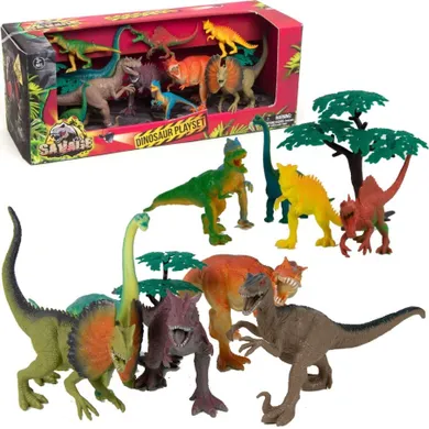 Boley, Dinozaury, zestaw figurek z akcesoriami, 12 elementów