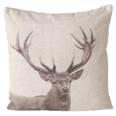 Boltze, dekoracyjna poduszka bawełniana, Stag, 45-45 cm