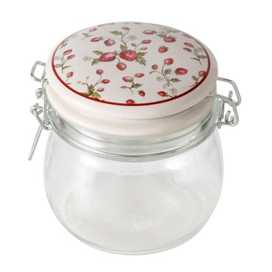 Boltze Home, Emily, słoik kuchenny dekoracyjny, z pokrywką, 450 ml