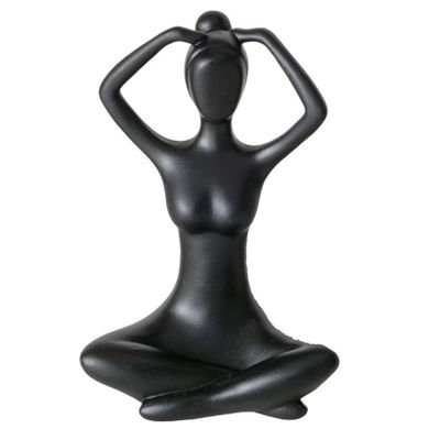 Boltze Home, figurka dekoracyjna Joga, kobieta, 10 cm