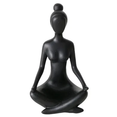 Boltze Home, figurka dekoracyjna Joga, kobieta, 10 cm