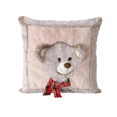 Boltze Home, Leon, poduszka z motywem pluszaka 35-35 cm