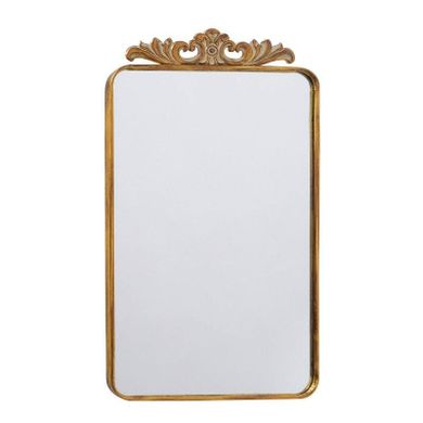Boltze Home, lustro w złotej, zdobionej ramie, Madeleine, 105-60 cm
