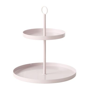 Boltze Home, Samina, etażerka metalowa, beżowa, 34 cm