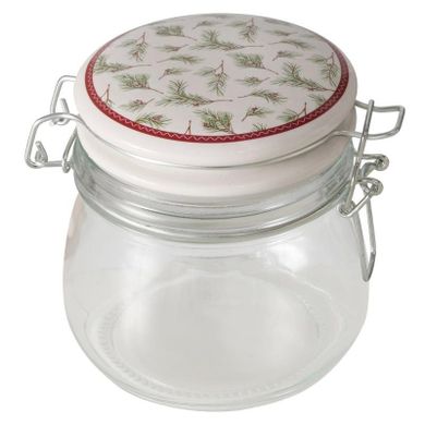 Boltze Home, słoik z porcelanową pokrywką, Charlene, 450 ml