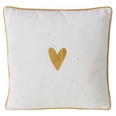 Boltze, poduszka dekoracyjna z metaliczną lamówką, Dilara, 45-45 cm