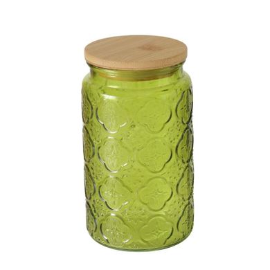 Boltze, słoik z bambusowym wieczkiem, Imola, 1000 ml