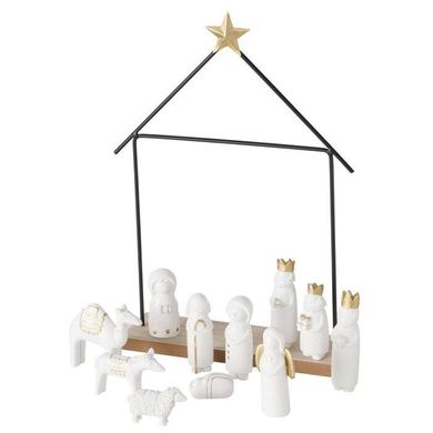 Boltze Xmas, Natos, minimalistyczna szopka bożonarodzeniowa, 11 figurek