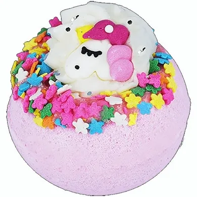 Bomb Cosmetics, I Believe In Unicorns Bath Blaster, musująca kula do kąpieli, 160g