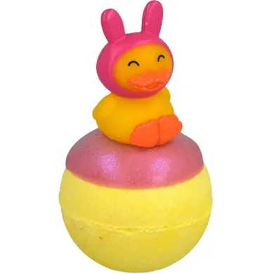Bomb Cosmetics, Snuggle Duck Bath Blaster, kula do kąpieli z zabawką, 100g