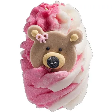 Bomb Cosmetics, Teddy Bears Picnic Bath Mallow, maślana babeczka do kąpieli, 50g