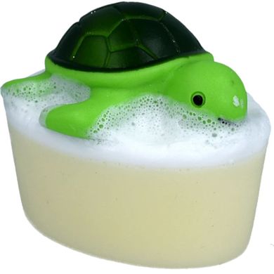 Bomb Cosmetics, Turtley Clean Toy Soap, mydło glicerynowe z zabawką, 100g