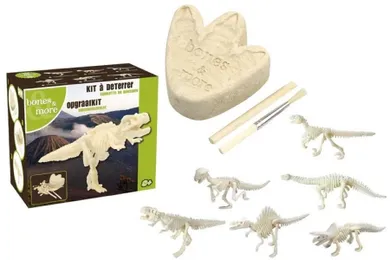 Bones&More, Duży szkielet dinozaura, wykopalisko, odcisk łapy