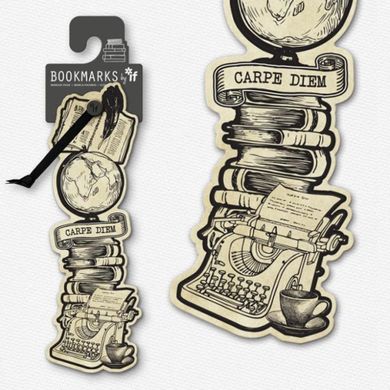 Bookmarks by If, Academia, zakładka do książki, carpe diem