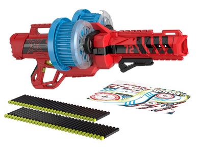 Boomco, Blaster Friction Fire, wyrzutnia z 72 rzutkami
