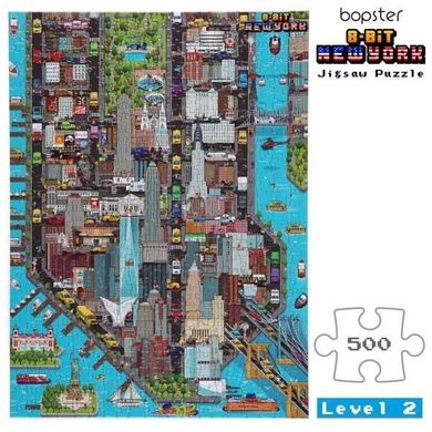 Bopster, 8-BIT, Nowy Jork, puzzle, 500 elementów