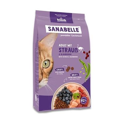 Bosch, Sanabelle Adult, struś, sucha karma dla kota, 8 kg