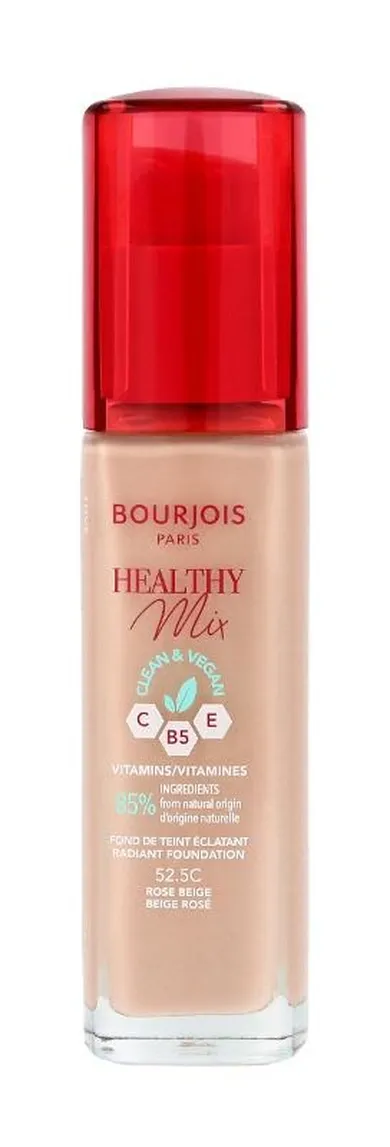 Bourjois, Healthy Mix, Clean&Vegan, podkład do twarzy, nr 525c Rose Beige, 30 ml