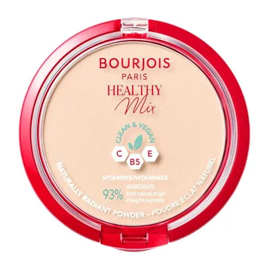 Bourjois, Healthy Mix, Clean&Vegan, wegański puder matujący, 01 Ivory, 11g