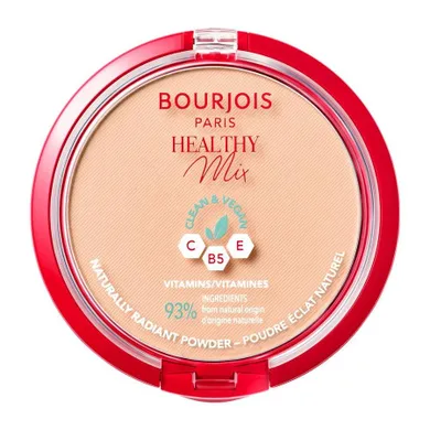 Bourjois, Healthy Mix, Clean&Vegan, wegański puder matujący, 02 Vanilla, 11g