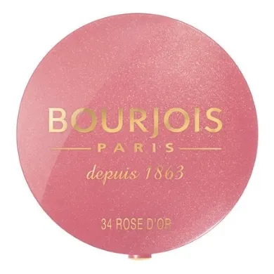 Bourjois, Little Round Pot Blusher, róż do policzków, 34 Rose d'Or, 2,5g