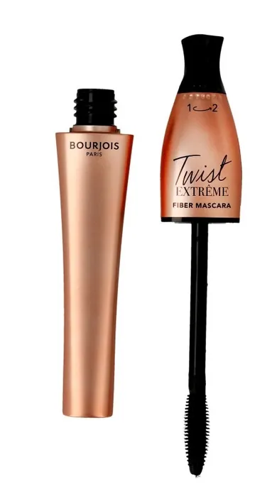 Bourjois, Twist Extreme Fiber Mascara, tusz do rzęs, nr 24, black, 8 ml